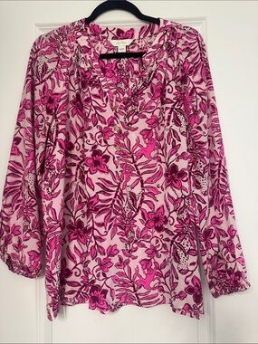 Lilly Pulitzer Elsa Top in Elderflower Blossom